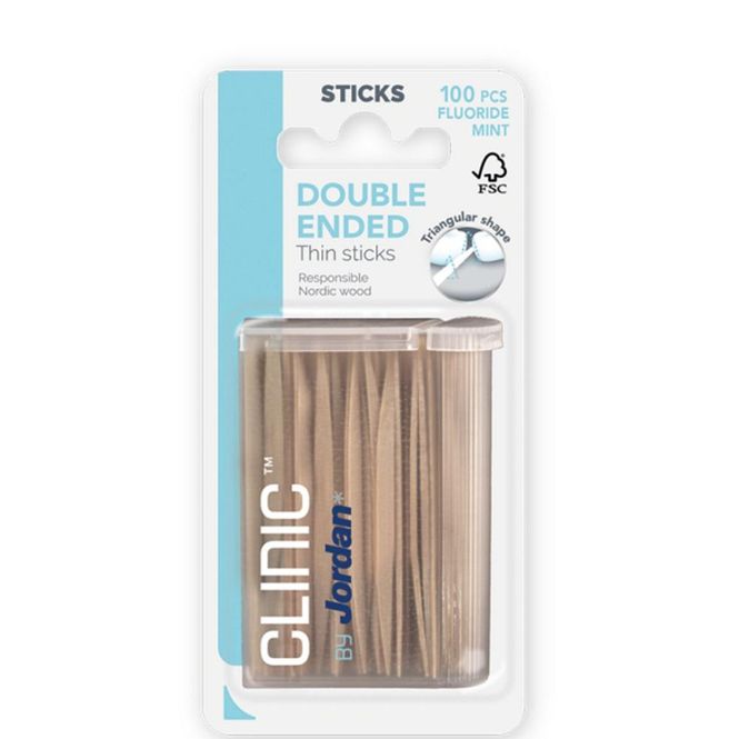 Hovedbilde Jordan wood sticks double ended 100 stk