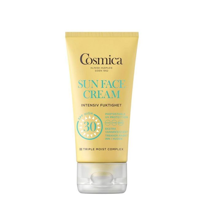 Hovedbilde Cosmica sun face cr f30 u/p 50 ml