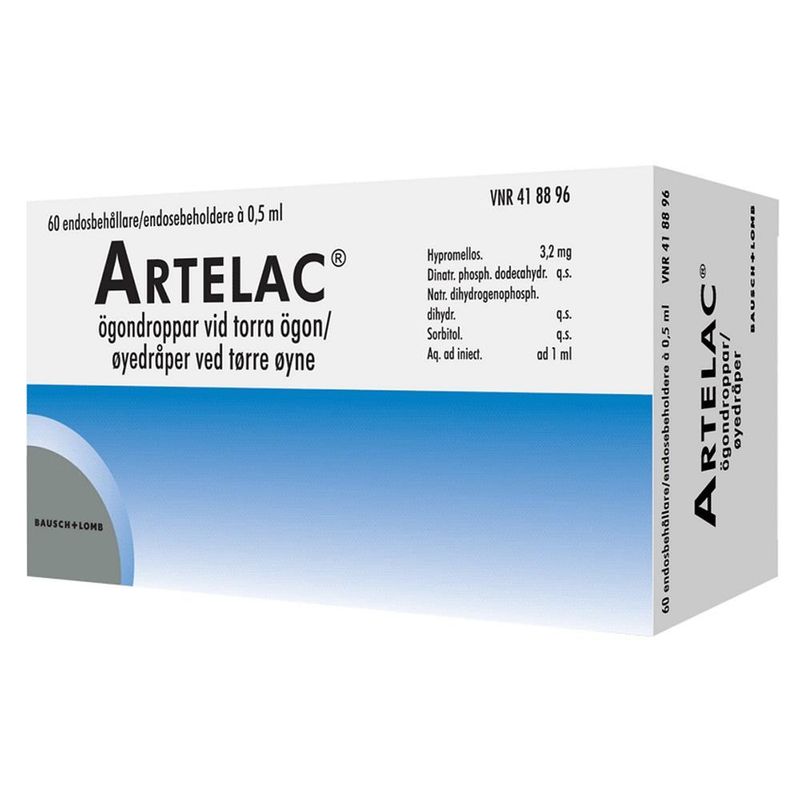 Artelac øyedråper 60 x 0,5 ml