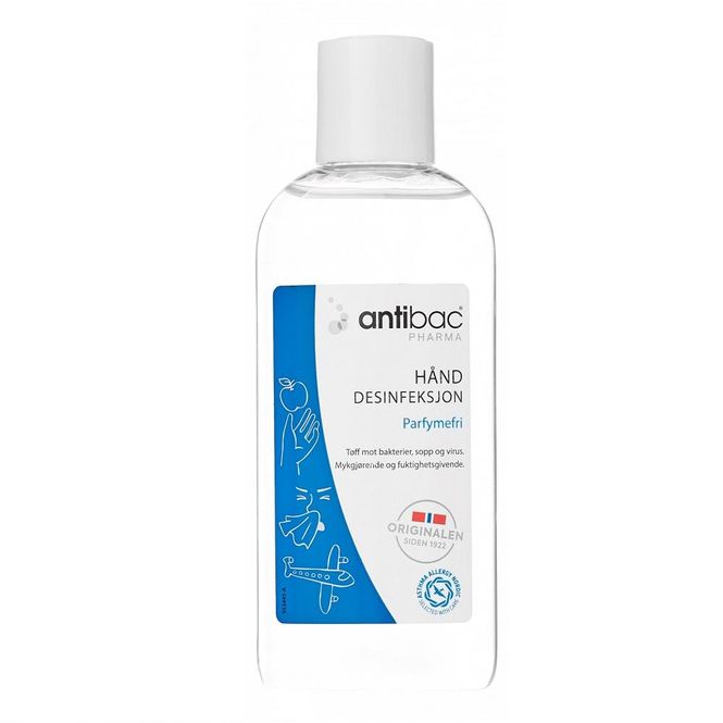 Hovedbilde Antibac pharma 85 % hånddesinfeksjon gel 150 ml