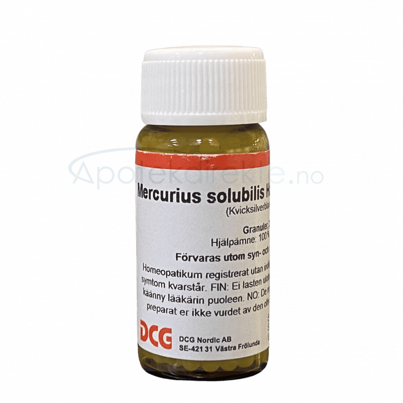Mercurius solubilis hahn. D200 20 gram piller