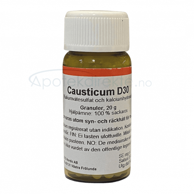Hovedbilde Causticum D30 20 gram piller
