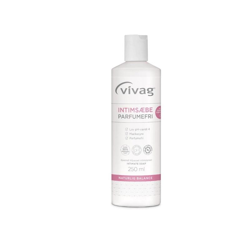 Vivag intimsåpe parfymefri 250 ml