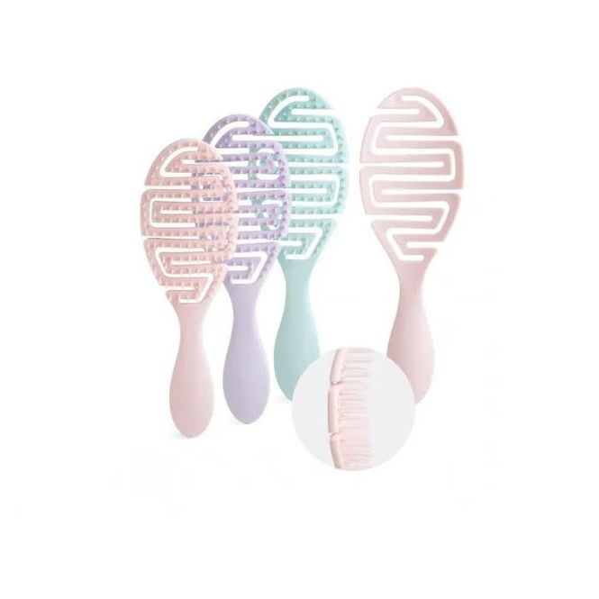 Hovedbilde AQC IDC flexible detangling hårbørst rosa 1 stk