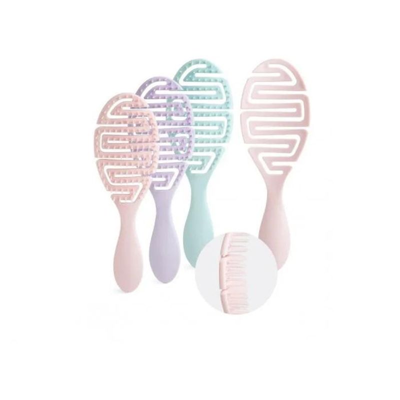 AQC IDC flexible detangling hårbørst rosa 1 stk