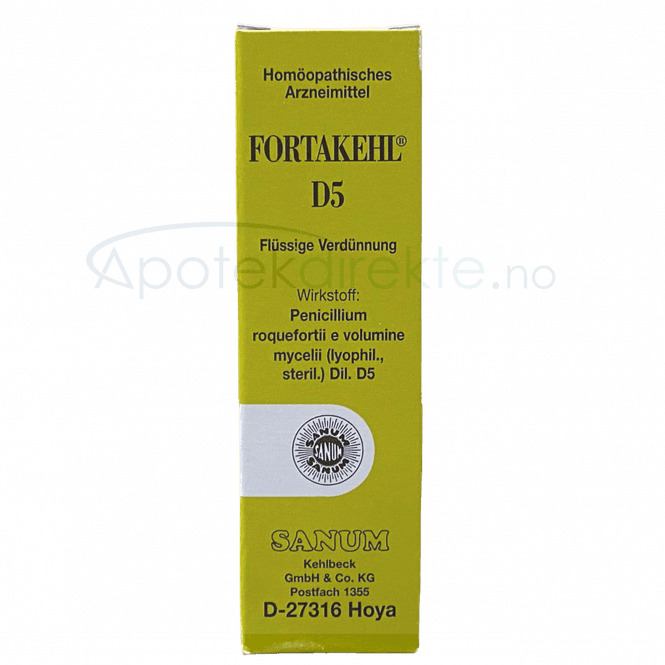 Hovedbilde Fortakehl D5 dil 10 ml 