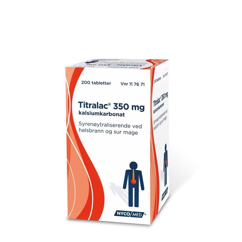 Titralac 350 mg 200 tabletter