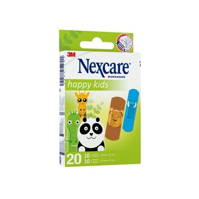 Hovedbilde Nexcare kids plaster animals 20 stk
