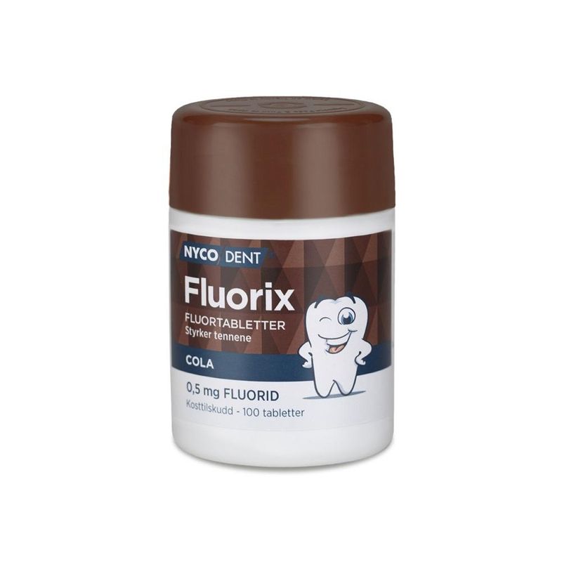 Nycodent fluorix 0,5 mg m/cola 100 stk