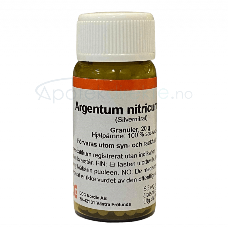 Argentum nitricum D200 20 gram piller