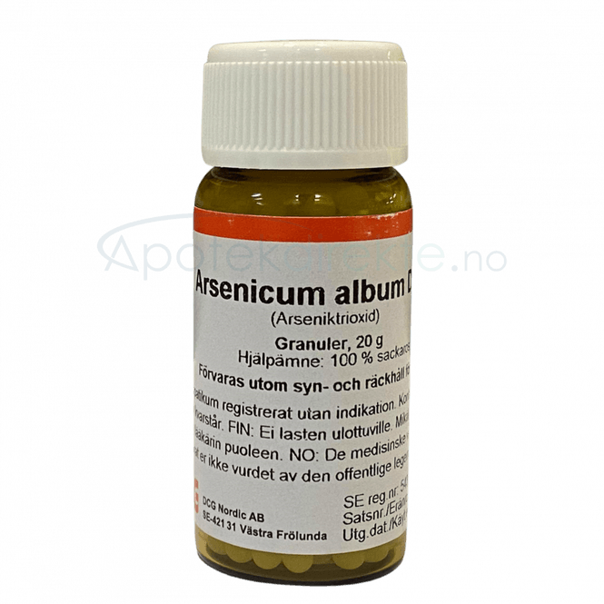 Hovedbilde Arsenicum album D30 20 gram piller