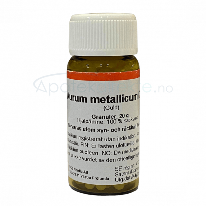 Hovedbilde Aurum metallicum D30 20 gram piller