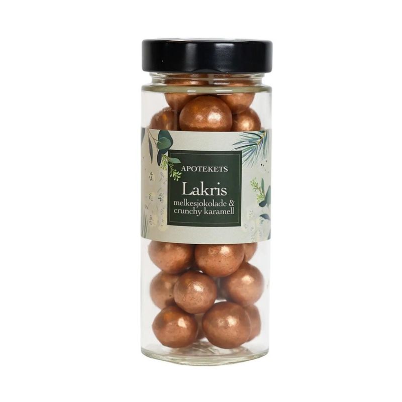 Apotekets lakris melkesjoko & crunchy karamell 170 gram