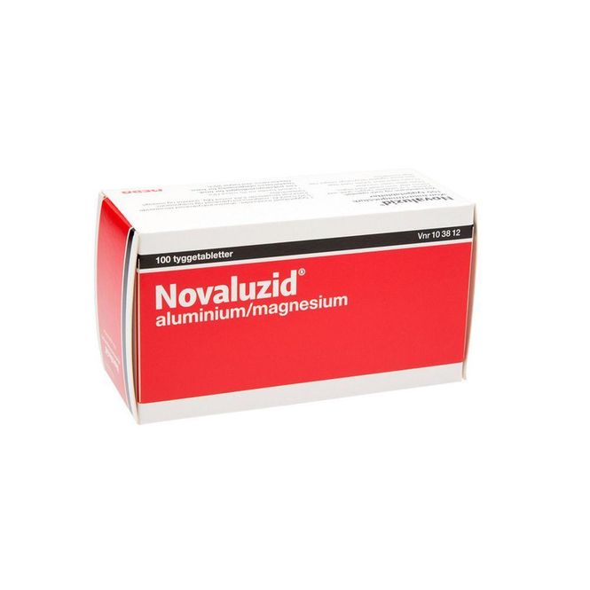 Hovedbilde Novaluzid mint 100 tyggetabletter