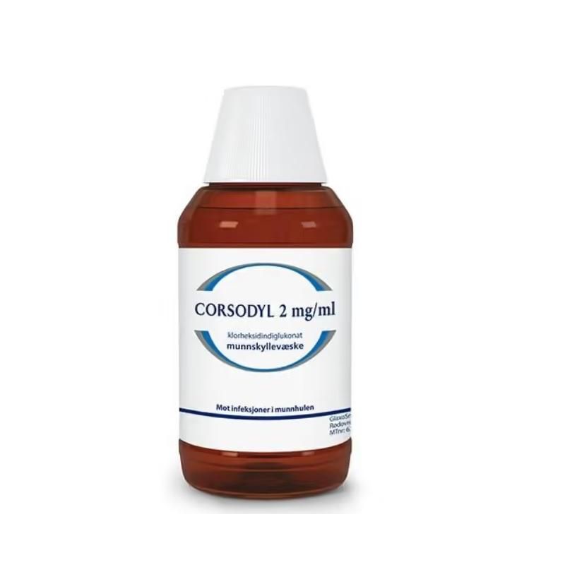 Corsodyl munnskyllevæske 2mg 300 ml