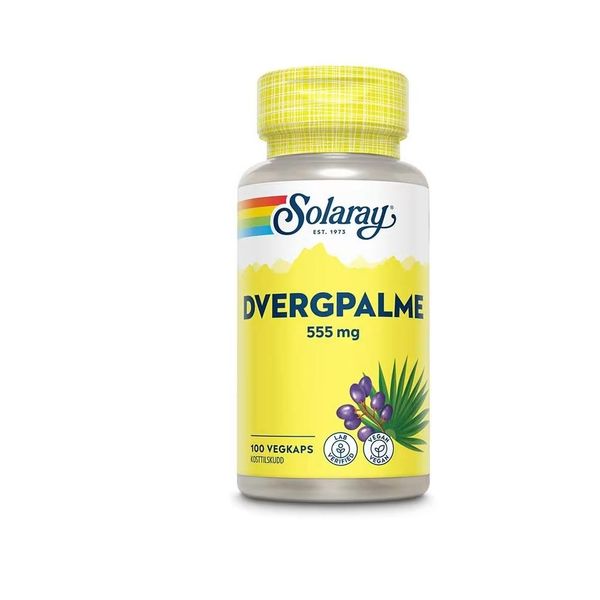 Hovedbilde Solaray dvergpalme org. veg kapsel 100 stk
