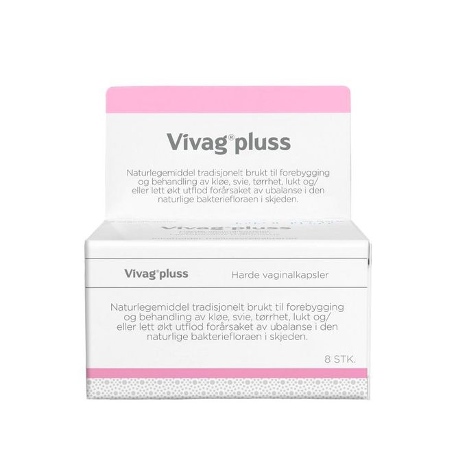 Hovedbilde Vivag pluss vaginalkapsler 8 stk