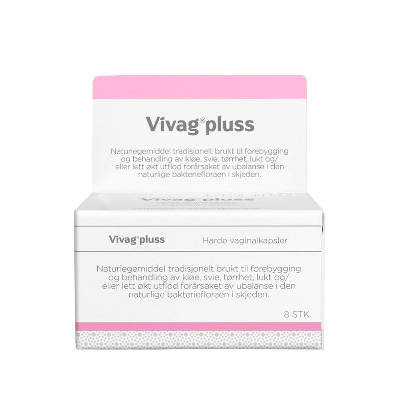Vivag pluss vaginalkapsler 8 stk