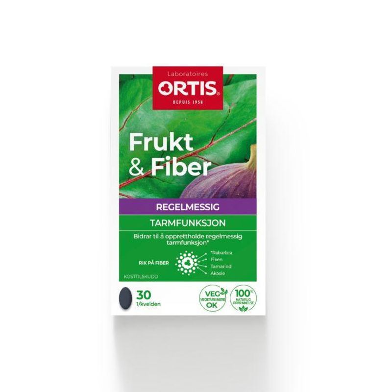 Frukt & fiber tablett 30 stk