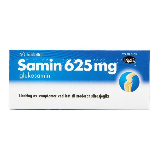 Hovedbilde Samin 625 mg 60 tabletter