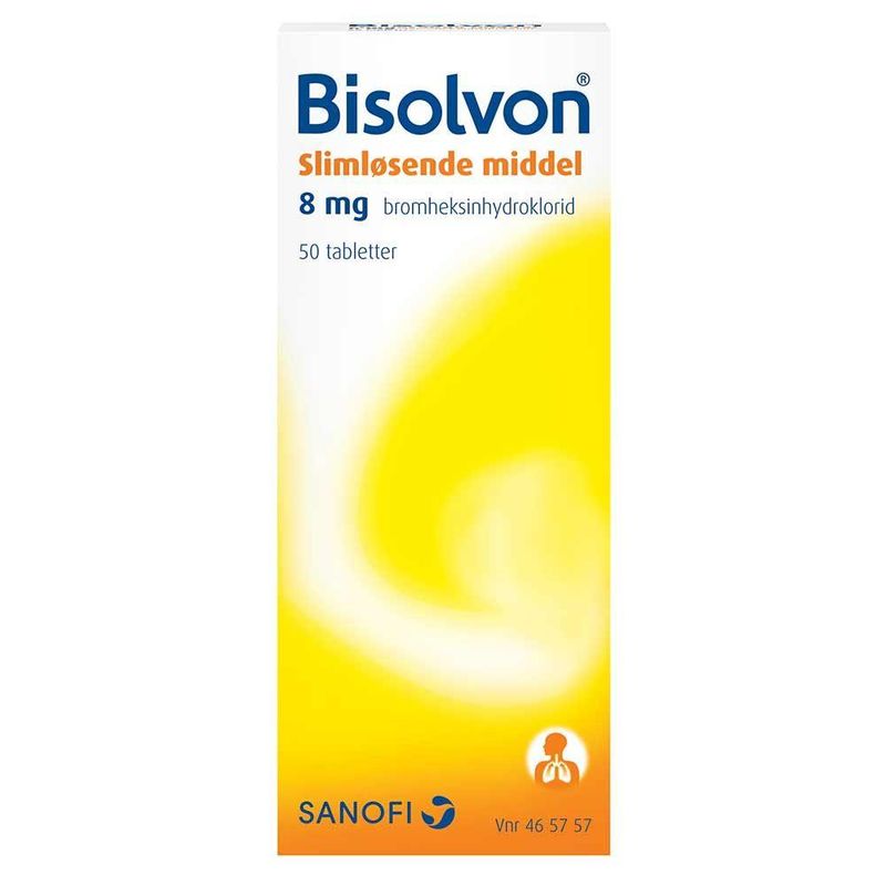 Bisolvon tablett 8 mg 50 stk