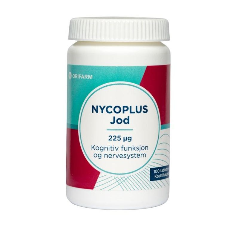 Nycoplus jod tablett 225 mcg 100 stk