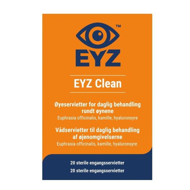 Hovedbilde Eyz clean øyeservietter 20 stk