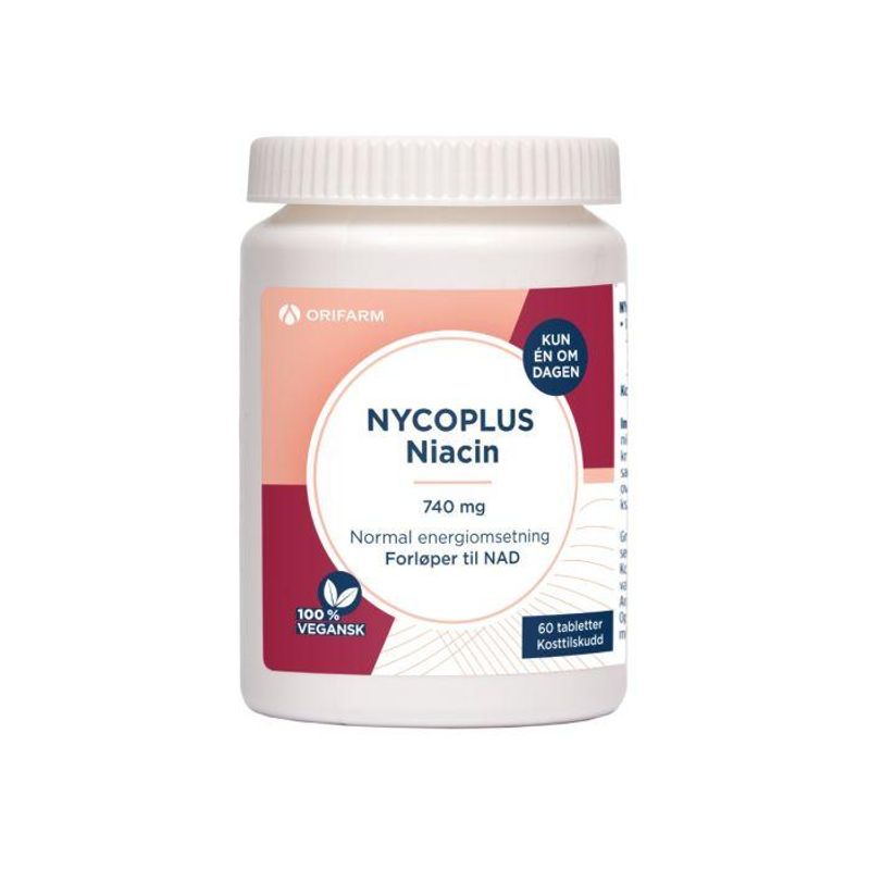 Nycoplus niacin tablett 740mg 60 stk