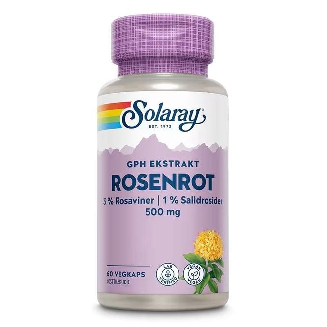 Hovedbilde Solaray gph super rosenrot kapsel 60 stk