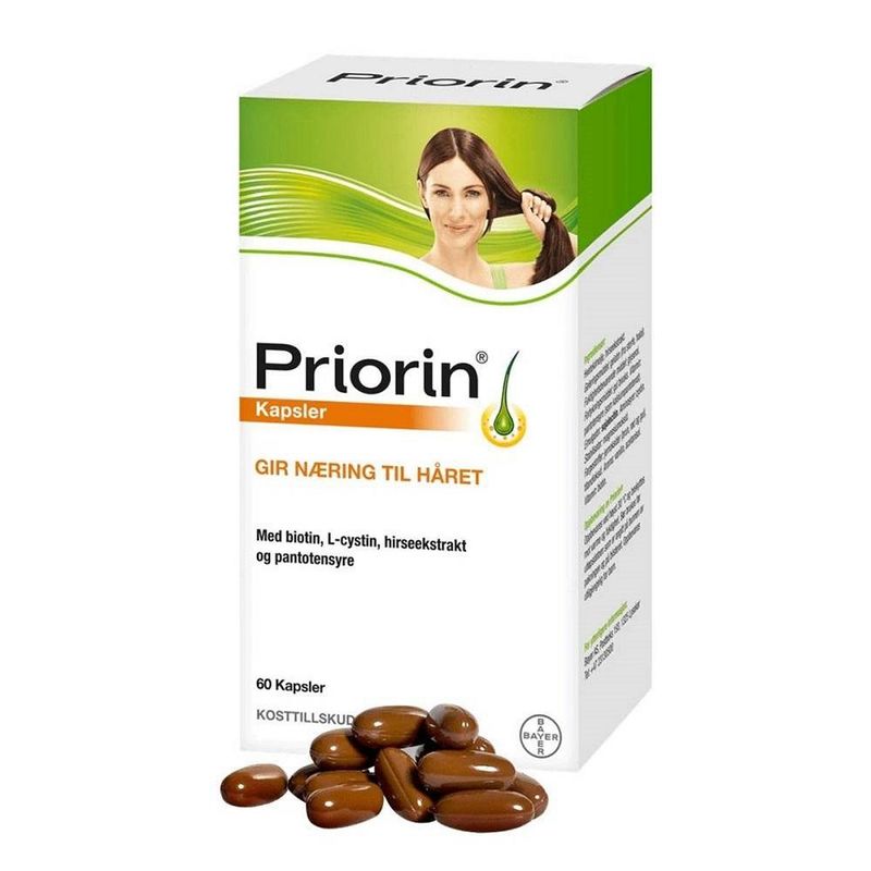 Priorin kosttilskudd kapsel 60 stk