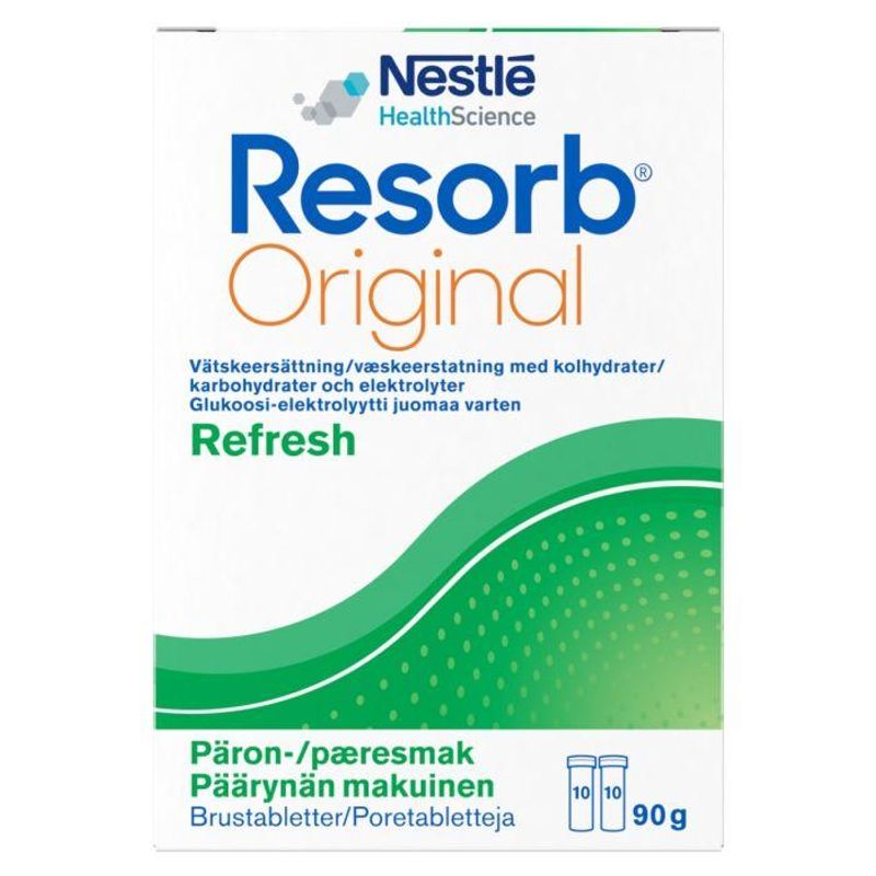 Resorb orginal pære brusetablett 2x10 stk