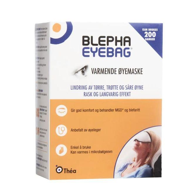 Hovedbilde Blepha varmende øyemaske 1 stk