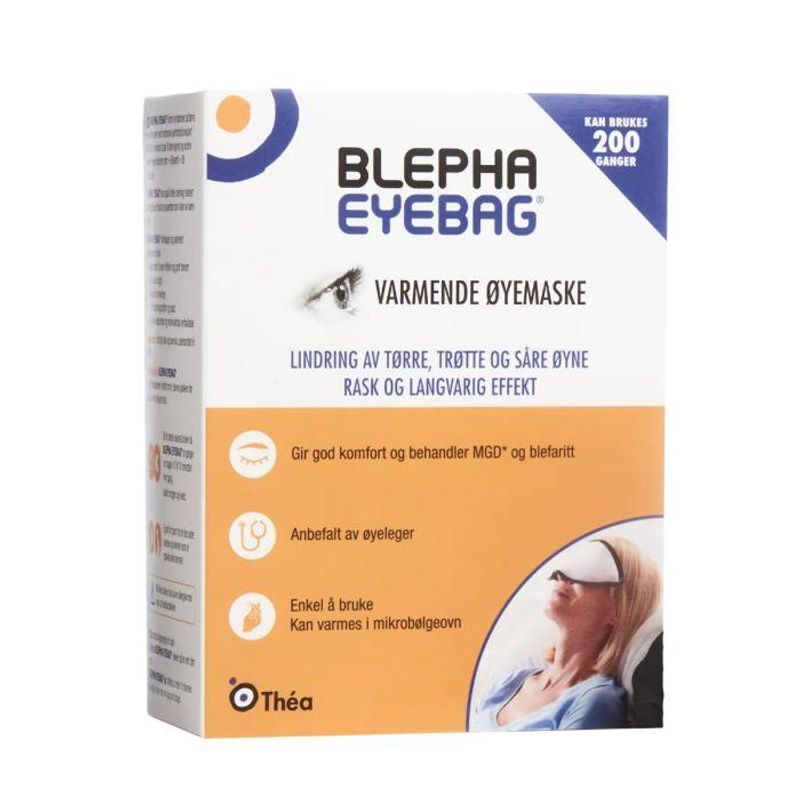 Blepha varmende øyemaske 1 stk