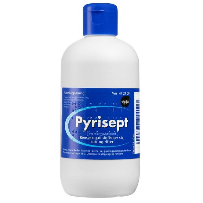 Hovedbilde Pyrisept oppløsning 1 mg/ml 250 ml